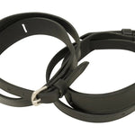 Huntley Equestrian Children's Black Leather Jodhpur Garter Straps - Equiluxe Tack