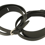 Huntley Equestrian Children's Black Leather Jodhpur Garter Straps - Equiluxe Tack