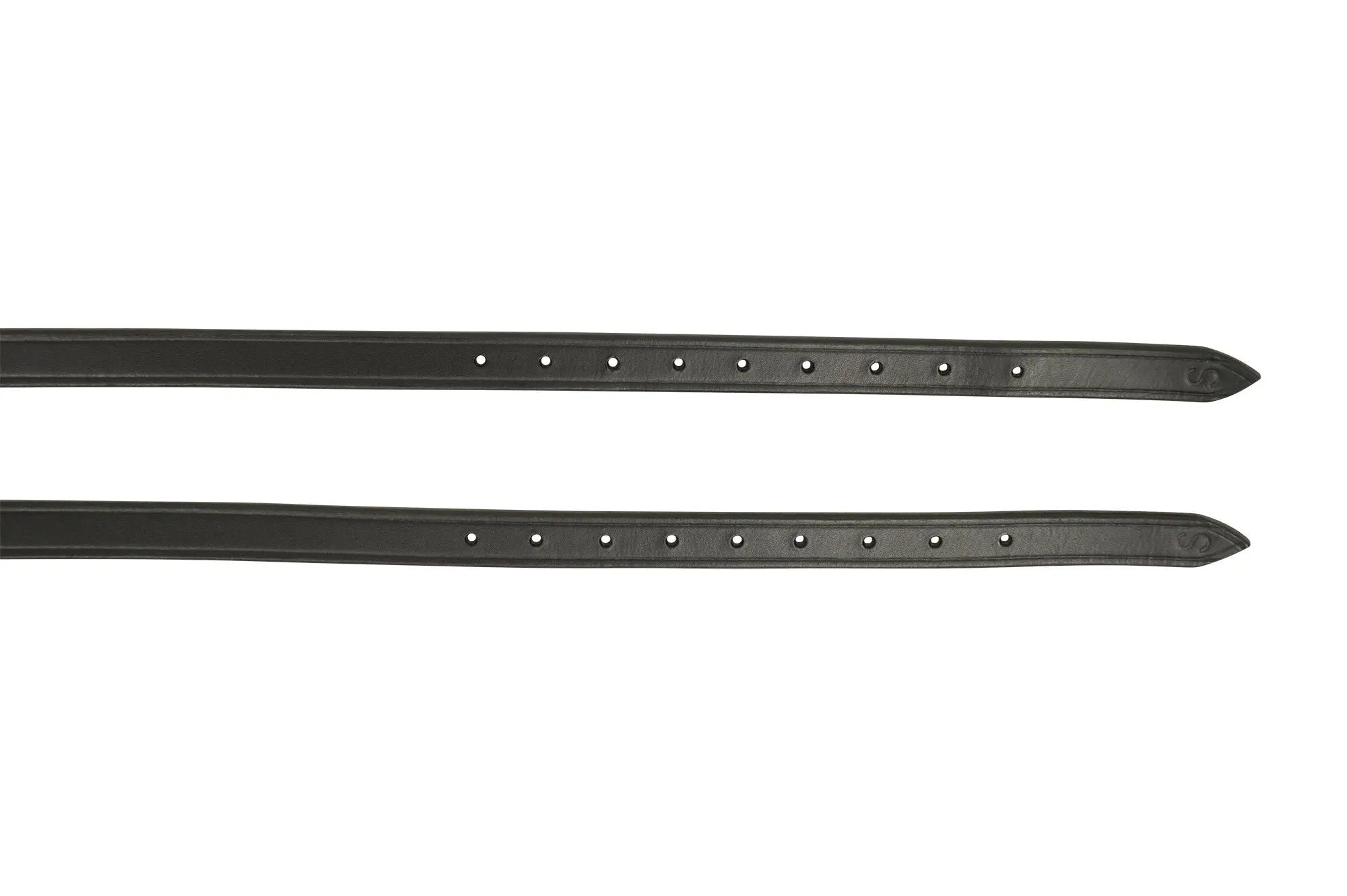 Huntley Equestrian Children's Black Leather Jodhpur Garter Straps - Equiluxe Tack