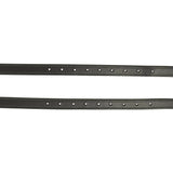 Huntley Equestrian Children's Black Leather Jodhpur Garter Straps - Equiluxe Tack