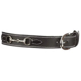 Huntley Equestrian Children's Snaffle Bit Black Leather Belt - Equiluxe Tack