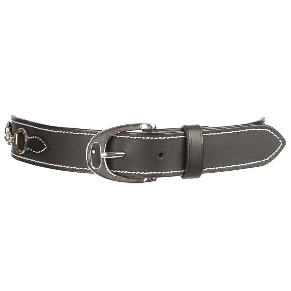 Huntley Equestrian Children's Snaffle Bit Black Leather Belt - Equiluxe Tack