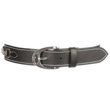 Huntley Equestrian Children's Snaffle Bit Black Leather Belt - Equiluxe Tack