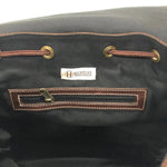 Huntley Equestrian Cowhide Suede Leather Designer Shoulder Backpack - Equiluxe Tack