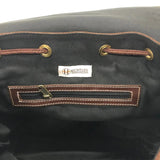 Huntley Equestrian Cowhide Suede Leather Designer Shoulder Backpack - Equiluxe Tack