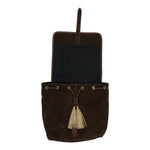 Huntley Equestrian Cowhide Suede Leather Designer Shoulder Backpack - Equiluxe Tack