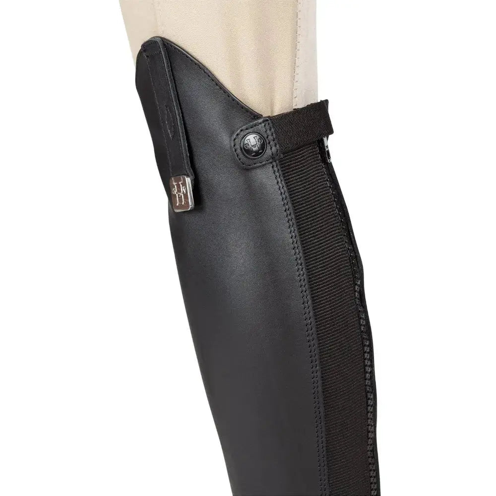 Huntley Equestrian Custom Fit Premium Leather Half Chaps - Equiluxe Tack