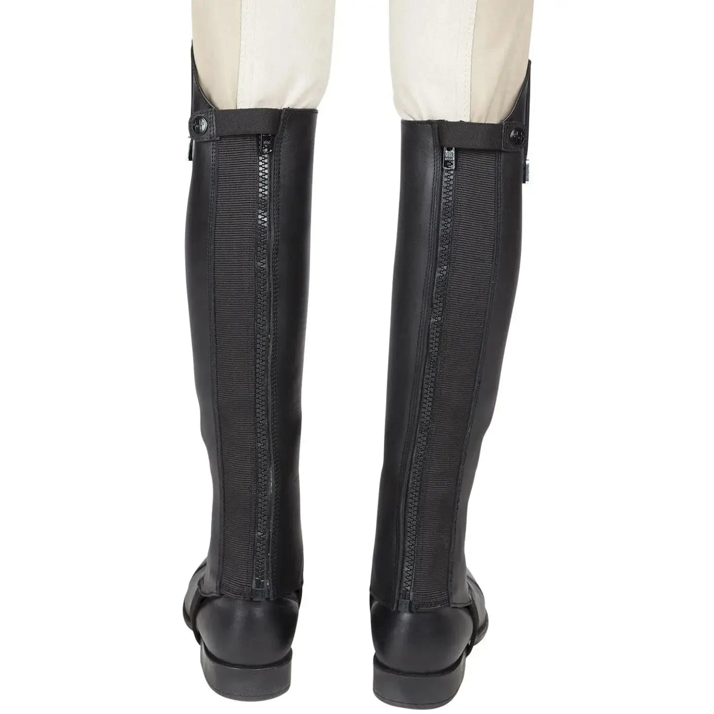 Huntley Equestrian Custom Fit Premium Leather Half Chaps - Equiluxe Tack