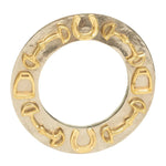 Huntley Equestrian Decorative Round Mirror with Horse shoes, Stirrups, and Bits, Gold - Equiluxe Tack
