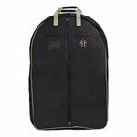 Huntley Equestrian Deluxe Black Travel Carry On Garment Bag with Accessories Zipper Cover for Travel, Business, Horse Shows - Equiluxe Tack