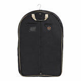 Huntley Equestrian Deluxe Black Travel Carry On Garment Bag with Accessories Zipper Cover for Travel, Business, Horse Shows - Equiluxe Tack