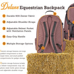 Huntley Equestrian Deluxe Equestrian Backpack - Equiluxe Tack