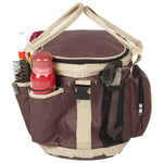 Huntley Equestrian Deluxe Grooming Bag, Brown - Equiluxe Tack