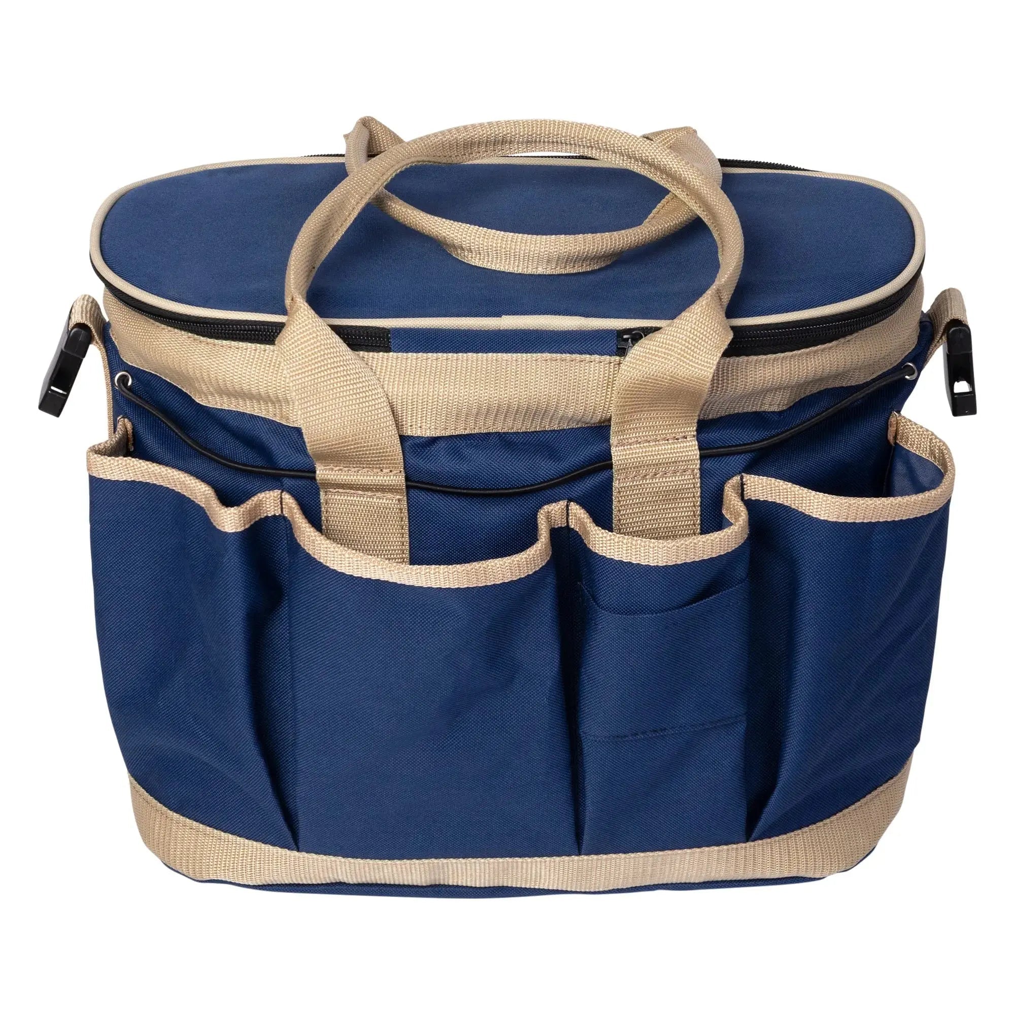 Huntley Equestrian Deluxe Grooming Bag, Brown - Equiluxe Tack