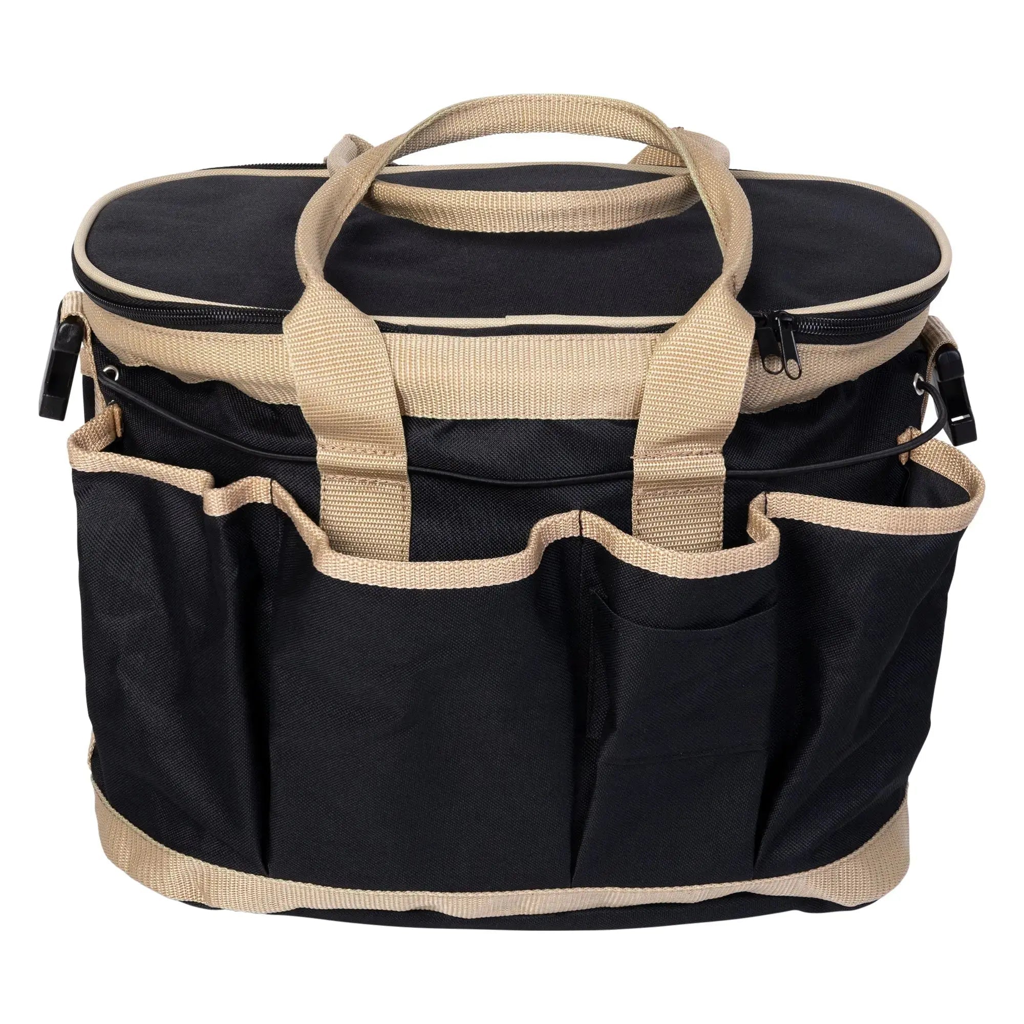 Huntley Equestrian Deluxe Grooming Bag, Brown - Equiluxe Tack