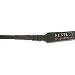 Huntley Equestrian English Riding Crop with Handle, 26" Inches, Black - Equiluxe Tack