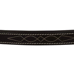 Huntley Equestrian Fancy Stitched Leather Halter Replacement Crown Piece - Equiluxe Tack