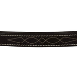 Huntley Equestrian Fancy Stitched Leather Halter Replacement Crown Piece - Equiluxe Tack
