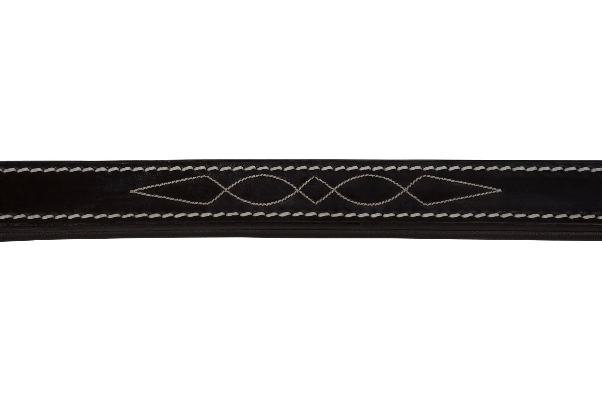 Huntley Equestrian Fancy Stitched Leather Halter Replacement Crown Piece - Equiluxe Tack