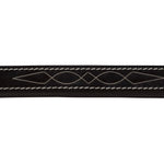 Huntley Equestrian Fancy Stitched Leather Halter Replacement Crown Piece - Equiluxe Tack