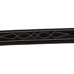 Huntley Equestrian Fancy Stitched Leather Halter Replacement Crown Piece - Equiluxe Tack