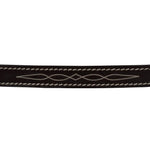 Huntley Equestrian Fancy Stitched Leather Pony Halter Replacement Crown - Equiluxe Tack