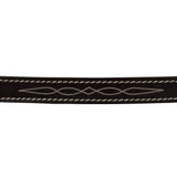 Huntley Equestrian Fancy Stitched Leather Pony Halter Replacement Crown - Equiluxe Tack