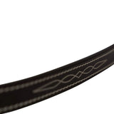 Huntley Equestrian Fancy Stitched Leather Pony Halter Replacement Crown - Equiluxe Tack