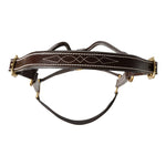 Huntley Equestrian Fancy Stitched Premium Leather Padded Halter - Equiluxe Tack