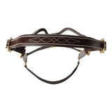 Huntley Equestrian Fancy Stitched Premium Leather Padded Halter - Equiluxe Tack