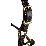 Huntley Equestrian Fancy Stitched Premium Leather Padded Halter - Equiluxe Tack