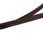 Huntley Equestrian Fancy Stitched Rubber Reins, 5/8" Inch Width - Equiluxe Tack