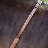 Huntley Equestrian Fancy Stitched Rubber Reins, 5/8" Inch Width - Equiluxe Tack