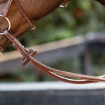Huntley Equestrian Fancy Stitched Rubber Reins, 5/8" Inch Width - Equiluxe Tack