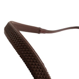 Huntley Equestrian Fancy Stitched Rubber Reins, 5/8" Inch Width - Equiluxe Tack