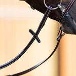 Huntley Equestrian Fancy Stitched Rubber Reins, 5/8" Inch Width - Equiluxe Tack