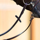 Huntley Equestrian Fancy Stitched Rubber Reins, 5/8" Inch Width - Equiluxe Tack