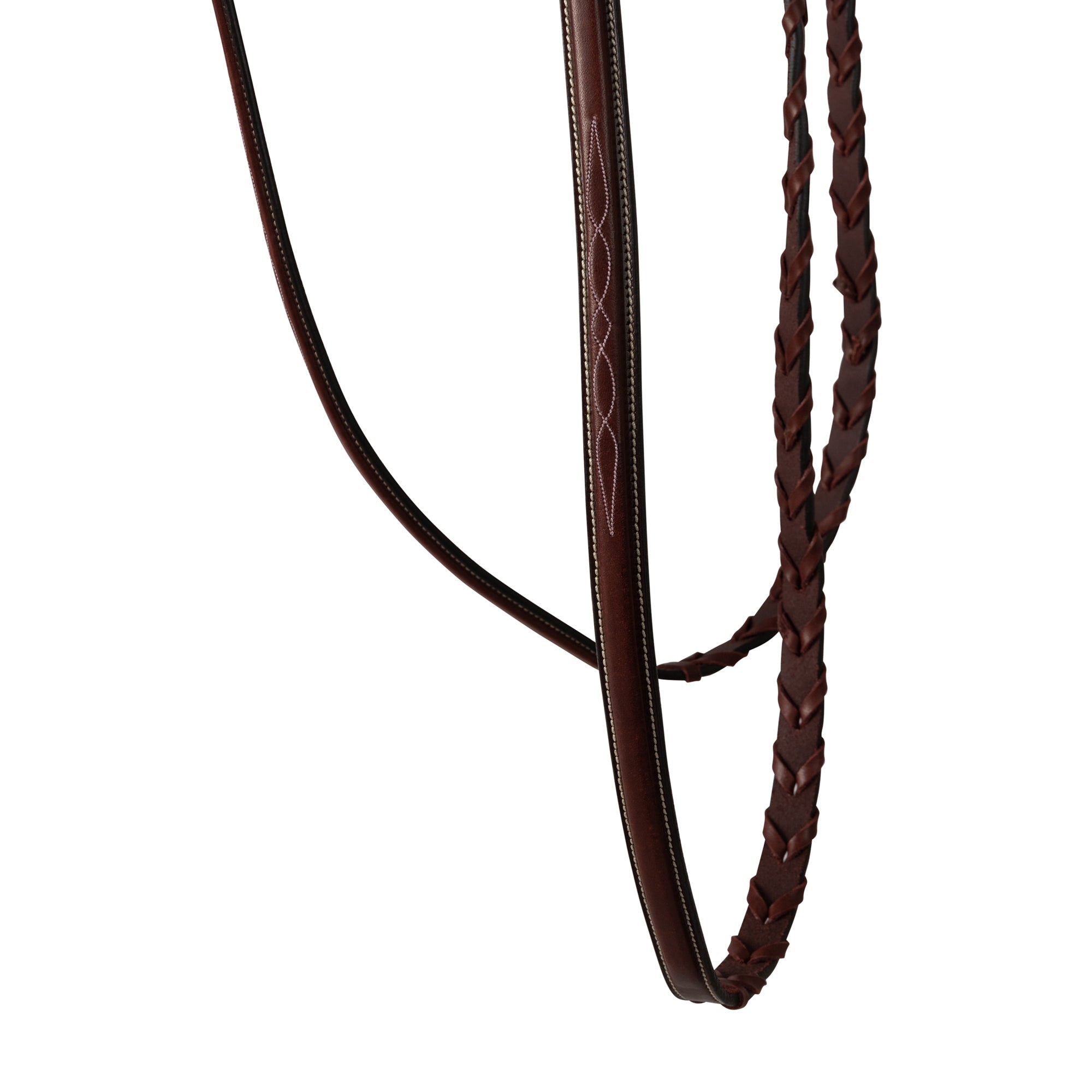 Huntley Equestrian Fancy Stitched Schooling Laced Reins - Equiluxe Tack