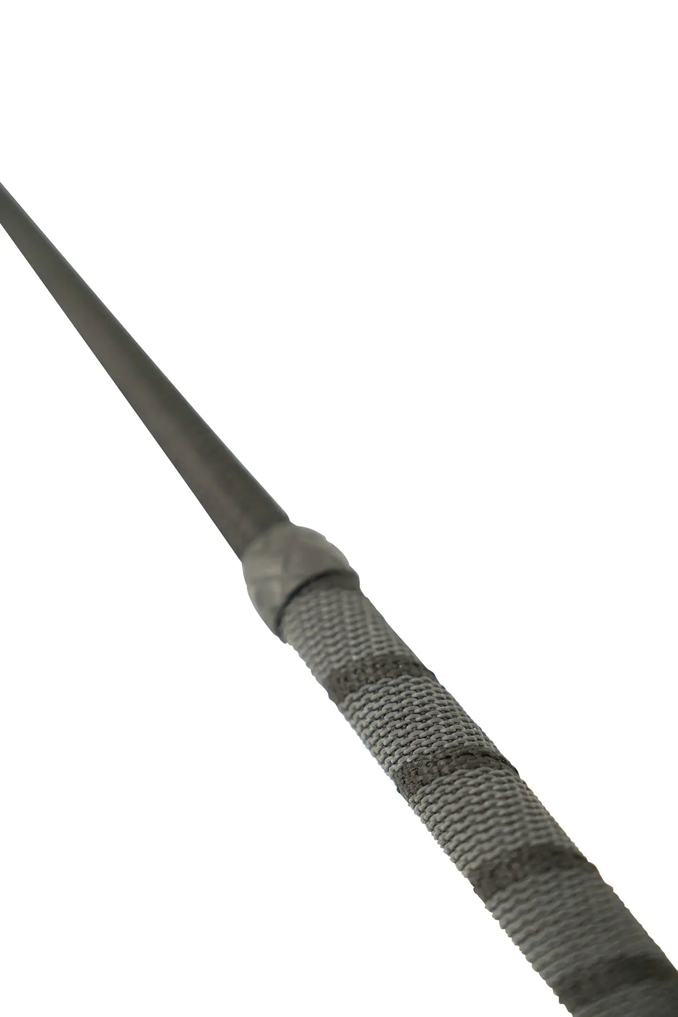 Huntley Equestrian Grippy Handle Jumper Bat, 19" Inches, Black - Equiluxe Tack