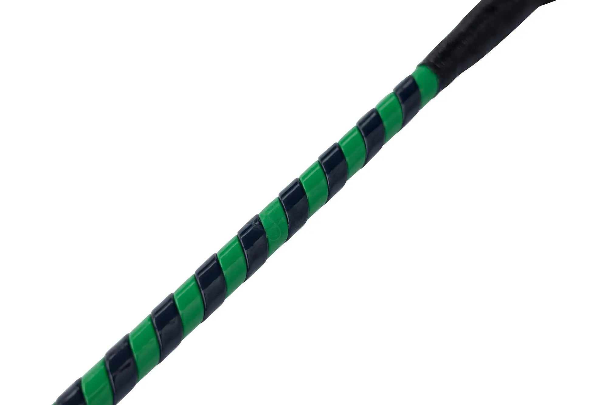 Huntley Equestrian Jumper Whip-24" Two Tone Patent Cover, Various Color Combinations - Equiluxe Tack