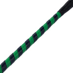 Huntley Equestrian Jumper Whip-24" Two Tone Patent Cover, Various Color Combinations - Equiluxe Tack