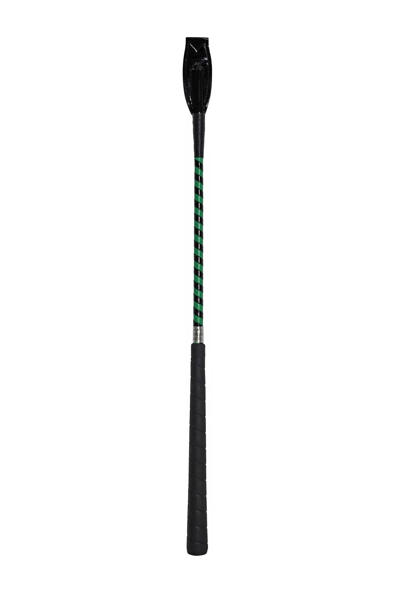 Huntley Equestrian Jumper Whip-24" Two Tone Patent Cover, Various Color Combinations - Equiluxe Tack