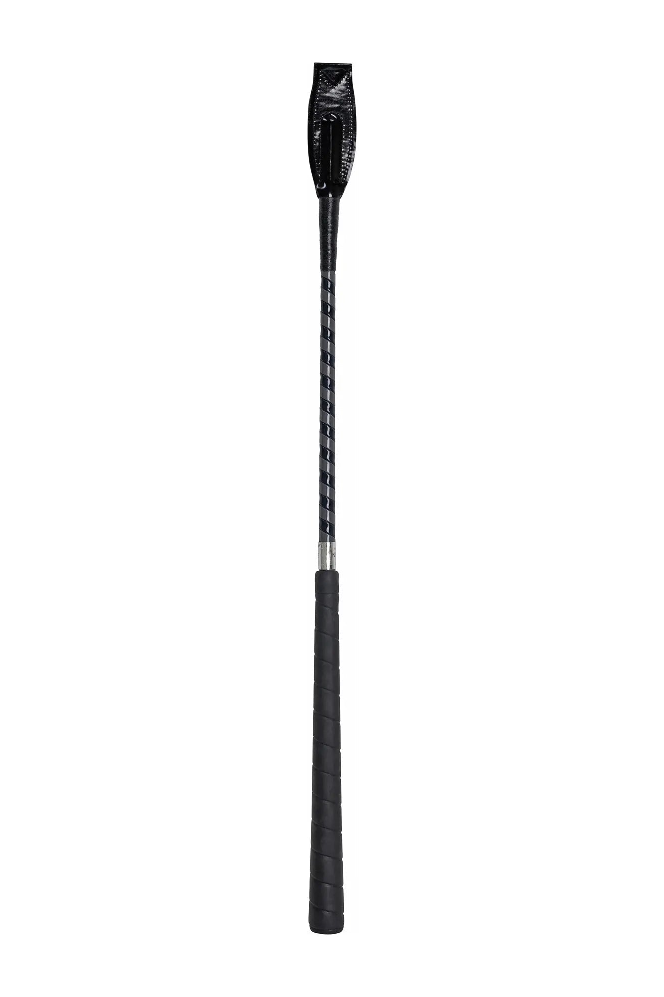 Huntley Equestrian Jumper Whip-24" Two Tone Patent Cover, Various Color Combinations - Equiluxe Tack
