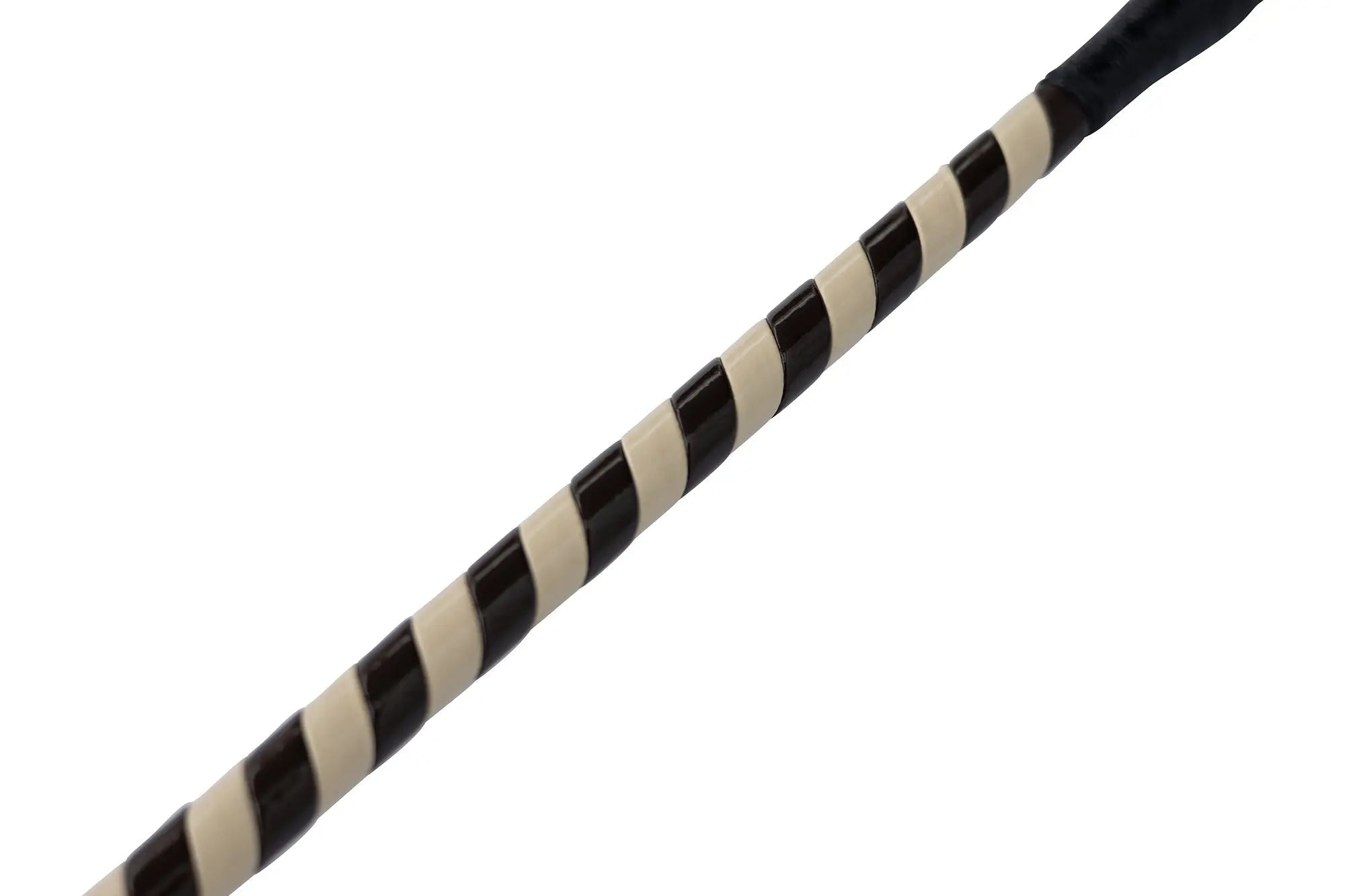 Huntley Equestrian Jumper Whip-24" Two Tone Patent Cover, Various Color Combinations - Equiluxe Tack