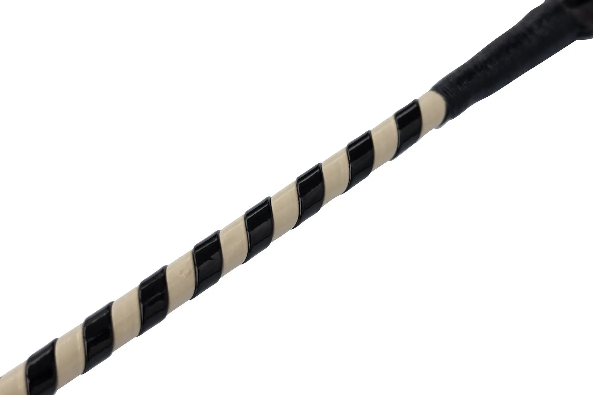 Huntley Equestrian Jumper Whip-24" Two Tone Patent Cover, Various Color Combinations - Equiluxe Tack