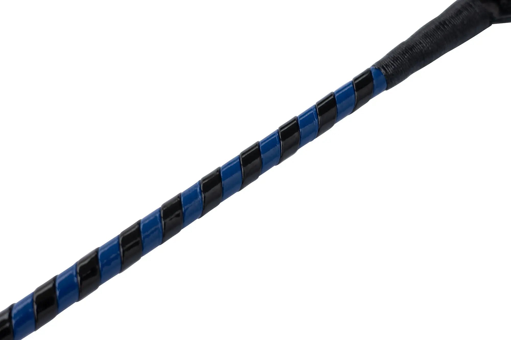 Huntley Equestrian Jumper Whip-24" Two Tone Patent Cover, Various Color Combinations - Equiluxe Tack
