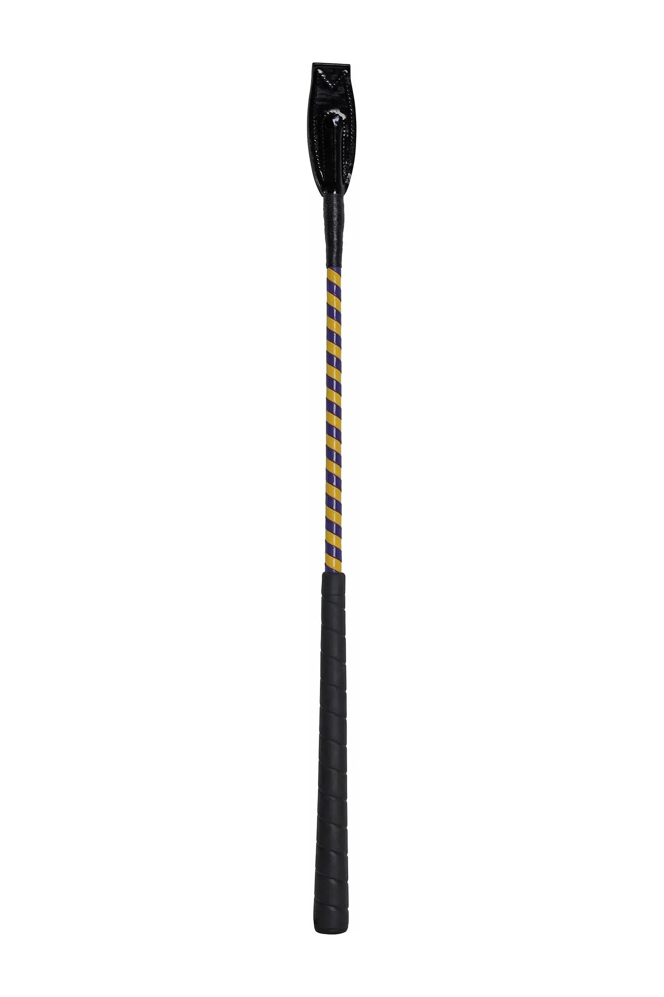 Huntley Equestrian Jumper Whip-24" Two Tone Patent Cover, Various Color Combinations - Equiluxe Tack