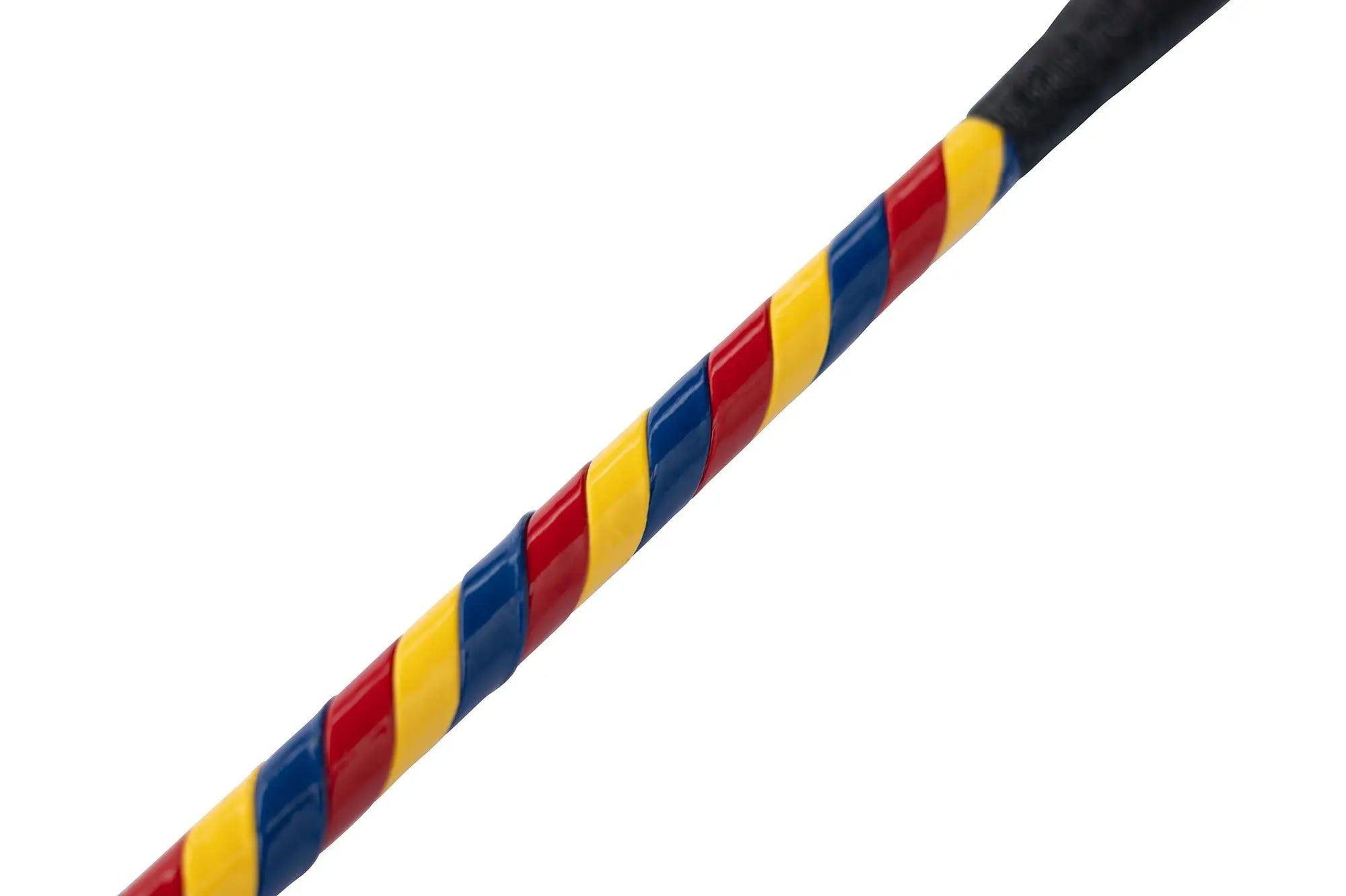 Huntley Equestrian Jumper Whip-24" Two Tone Patent Cover, Various Color Combinations - Equiluxe Tack