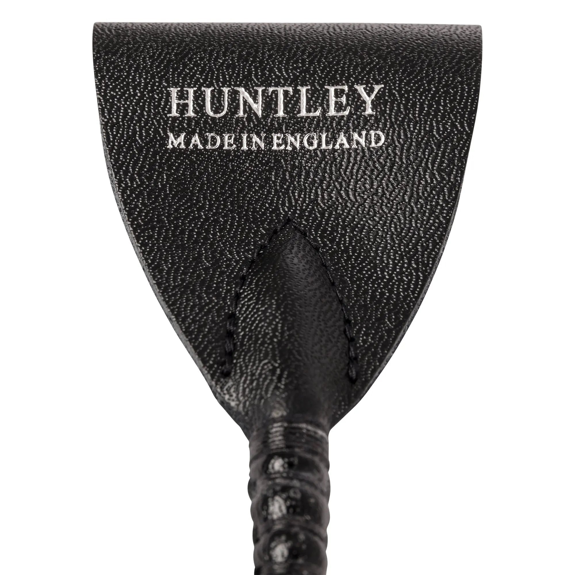 Huntley Equestrian Leather Jumping Bat Riding Crop - Equiluxe Tack