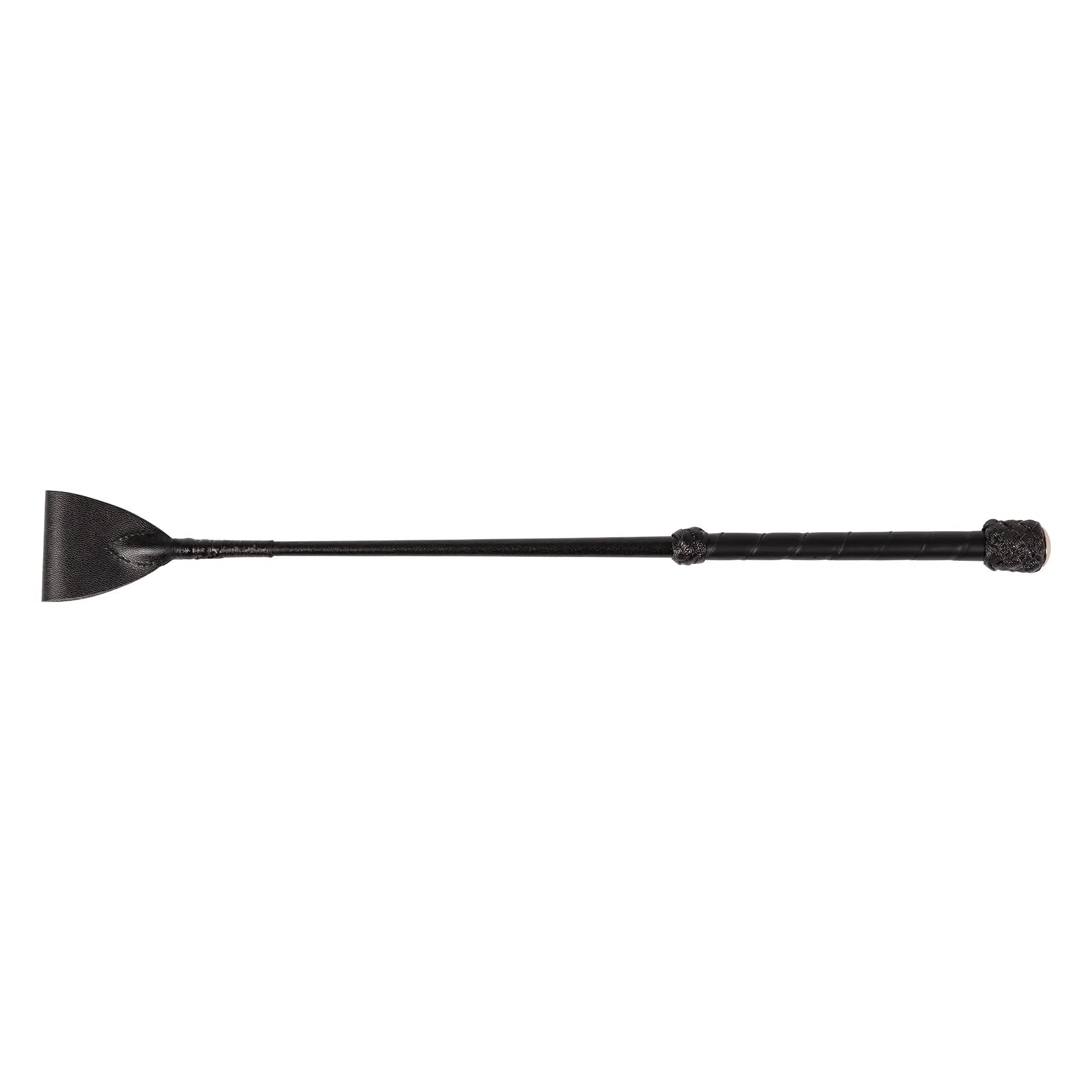 Huntley Equestrian Leather Jumping Bat Riding Crop - Equiluxe Tack